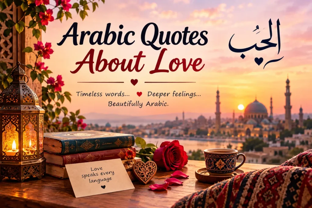 Arabic quotes about love
